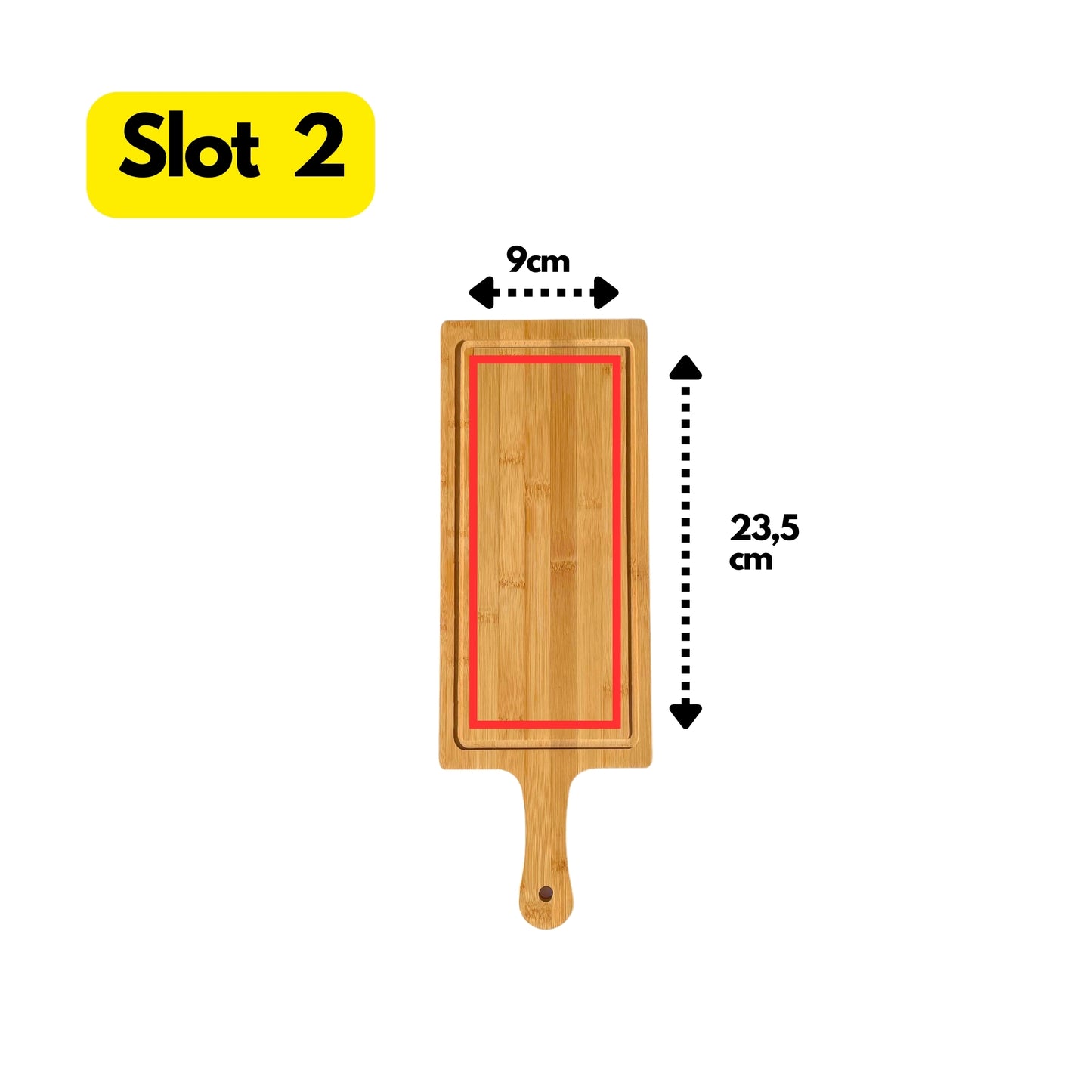 Tagliere in Bamboo 40x14 cm